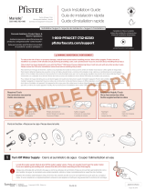 Pfister Marielle R89-8MBY Specification and Owner Manual