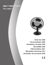 Emerio FN-114201.1 Desk Fan 25 W 23 cm Manual de usuario