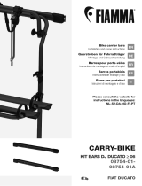 Fiamma 08754-01A Bike Carrier Bars Manual de usuario