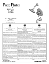 Pfister Thermostatic Shower Systems R89-8TUK Specification and Owner Manual