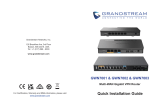 Grandstream GWN700x  Guía de instalación