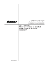 Dacor DHD-D0000CS-DA Duct Cover Kit Manual de usuario