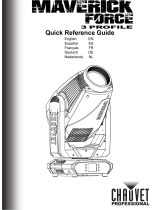 Chauvet Professional Maverick Force 3 Profile Guia de referencia