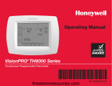 Honeywell VisionPRO TH8000 Series Touchscreen Programmable Thermostat Manual de usuario