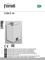 Ferroli FORCE W Wall Mounted Gas Boiler Manual de usuario