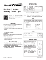 HeathZenith SL-4254-RS DualBrite Motion Sensing Coach Light Manual de usuario
