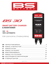 BS BATTERY BS 30 Smart Battery Charger and Maintainer Manual de usuario