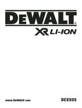 DeWalt DCE555N-XJ 18V Li-Ion XR Brushless Electric Drywall Cut-out Tool Manual de usuario