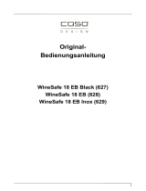 Caso Design CASO WineSafe 18 EB Black Instrucciones de operación