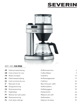 SEVERIN KA 5762 Coffee Maker Manual de usuario