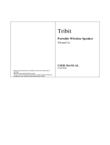 Tribit BTS20C Portable Wireless Speaker Manual de usuario