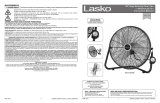 Lasko 2264QM 20 Inch High Velocity Floor or Wallmount Fan Manual de usuario