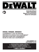 DeWalt DW088CG Manual de usuario