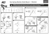 ACT AC8311 Gas Spring Monitor Desk Mount Guía de instalación