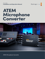 Blackmagic ATEM Microphone Converter  Manual de usuario