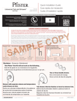 Pfister Universal Trim R90-TN2Y Specification and Owner Manual