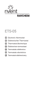 nVent RAYCHEM ETS-05 Electronic Thermostat Manual de usuario