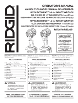 RIDGID R872071B Guía del usuario