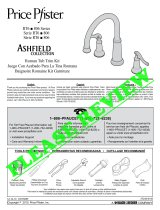 Pfister Ashfield RT6-YP1E Specification and Owner Manual