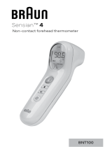 Braun BNT100 Sensian 4 Non Contact Forehead Thermometer El manual del propietario