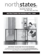 NORTH STATES 5402 Versa-Lock Freestanding Pet Gate Manual de usuario