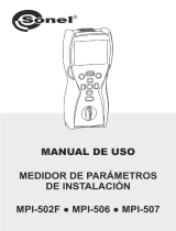 Sonel MPI-507 Manual de usuario