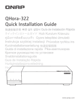 QNAP QHora-322 Next-Generation Three-port 10GbE SD-WAN Router Guía de instalación
