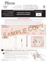 Pfister Tenet LG6-1TNTK Specification and Owner Manual