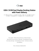 i-tec C31 USB-C Dual Display Power Station Guía del usuario