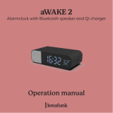 KREAFUNK aWAKE 2 Alarmclock Manual de usuario