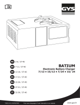 GYS 024625 BATIUM Electronic Battery Charger Manual de usuario