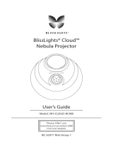 BlissLights Sky Lite Cloud Manual de usuario