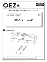 OEZ SE-BL-J1000-DTVE Instrucciones de operación