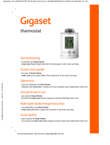 Gigaset ONE X Thermostat Guía del usuario