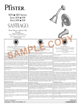 Pfister Santiago 808-ST0K Specification and Owner Manual