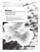 Samsung WW25B6900AX Front Load Washer Manual de usuario