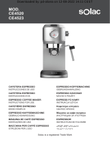 Solac CE4520 Espresso Coffee Maker Manual de usuario