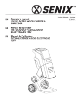 Senix SDE15-L 120v Electric Wood Chipper and Shredder Manual de usuario