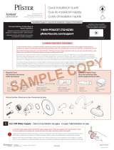 Pfister Ashfield R89-7YPU Specification and Owner Manual