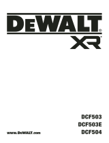 DeWalt DCF503 XR 3 by 8 Inch Open Head Ratchet Manual de usuario