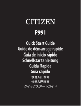 Citizen P991 Smart Watch Manual de usuario