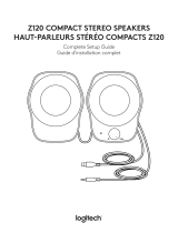 Logitech Z120 Stereo Speakers Manual de usuario