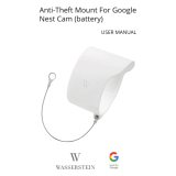 WASSERSTEIN 060921 Anti-Theft Mount For Google Nest Cam Manual de usuario