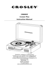 Crosley CR8005F Cruiser Plus Manual de usuario