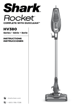 Shark HV380 Series Rocket DuoClean Corded Stick Vacuum Manual de usuario