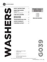 GE Appliances GTW685 Washer El manual del propietario