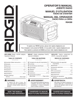 RIDGID R84089B Guía del usuario
