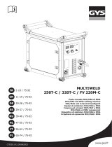 GYS 250T-C Multiweld MMA Welding Machine Manual de usuario