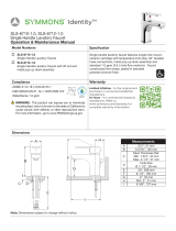 Symmons SLS-6712-MP-0.5 Guía de instalación