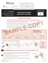 Pfister Iyla G89-7TRD Specification and Owner Manual